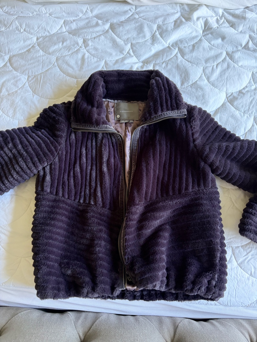 By Anthropologie Natasha Faux-Fur Jacket